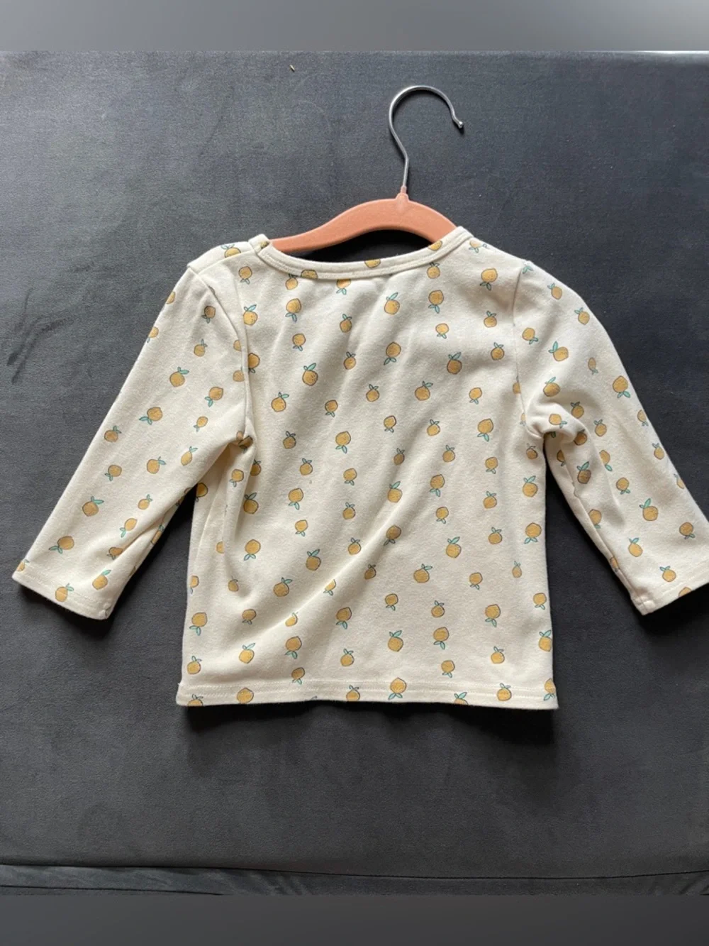 Cream Baby 18M Two-Piece Set with Lemon Print